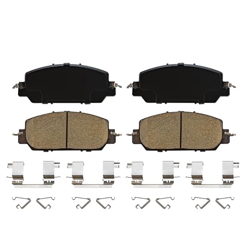Image of Detroit Axle - Front Brake Pads for 2017-2025 Honda CR-V 2023-2025 HR-V 2017-2021 Clarity, Ceramic Brake Pads with Hardware Replacement