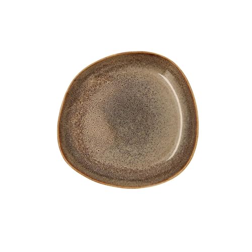 Bidasoa Ikonic Plato Hondo Cerámico 20,5x19,5x3,3cm Gres Apto Microondas Apto Frigorífico Borde Fino