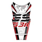 Motorrad Dämpfer Stabilisator Motorradgentankpolsterschutzkoffer Für B&MW Motorrad G310GS G310 GS 2018-2021 40 Jahr (Color : Black)