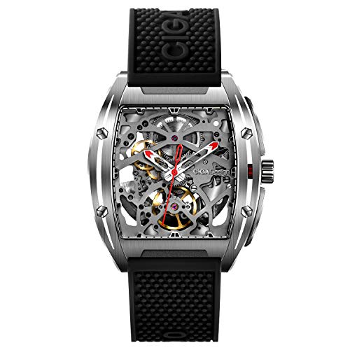 Montre Homme Squelette Automatique CIGADesign avec verre saphir anti-rayures