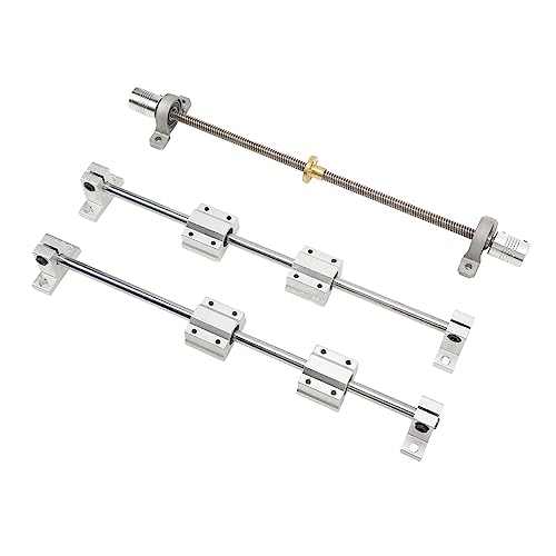 Linear Motion Rod Shaft Guide Shaft Support SC8UU Slide Block KP08 Bearing Pillow for 3D Printer Engraving Machine (8-35
