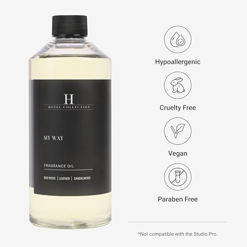 Hotel Collection Essential Oil Scent - Aromatic Oils for a Room Diffuser & Air Freshener - Scent Includes Lemon, Cardamom, & Sandelwood - Home Fragrance for Aromatherapy - My Way, 16.9 fl oz