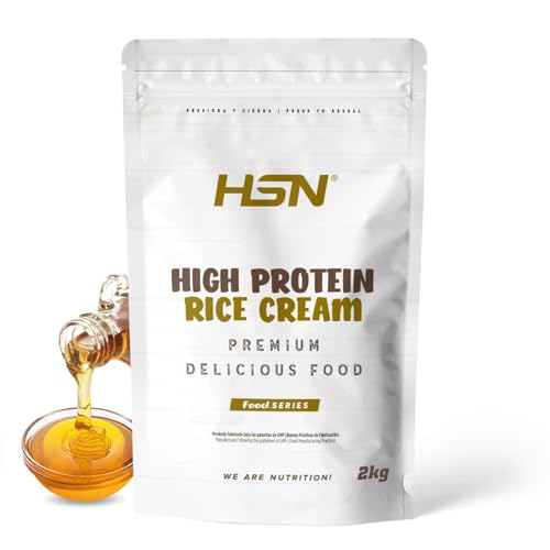 HSN Crema de Arroz Proteica | Sirope de Arce 2Kg = 40 Tomas por Envase | Whey + Caseína + Harina de Arroz Pregelatinizada | Sin Azúcares Añadidos | No-GMO, Vegetariano, Sin Gluten
