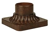 Craftmade Z200-98 Cast Aluminum Pier Base- Aged Bronze 98- Aged Bronze