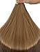 SEIKEA Wrap Around Ponytail Straight Hair Extension Clip in 28 Inch Synthetic Hairpiece - Brown Blonde Mix