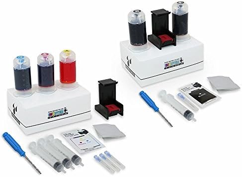 INKUTEN (TM) Refill Kit Combo Pack for PG-240 PG240XL Black and CL-241 CL241XL Color Inkjet Cartridges