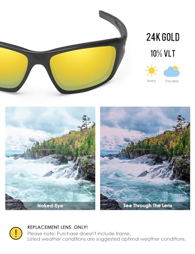 Image of BLAZERBUCK Polarized Replacement Lenses for Oakley Valve New 2014 OO9236 Sunglass
