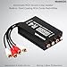 WisWinDa Pro 4Channels RCA Noise Filter Hum Eliminator Ground Loop Isolator (No Affect Bass) Quality Isolator for HiFi Stereo Home Theater Car Audio Player (Pro X4 4Channels RCA Ground Loop Isolator)
