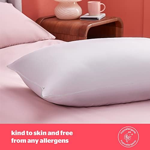 Silentnight The Big One Pillow - Extra Comfy Medium Support Like Two Pillows - Ideal for Side Sleepers - Hypoallergenic and Machine Washable, 563659GE, White, Pack of 1