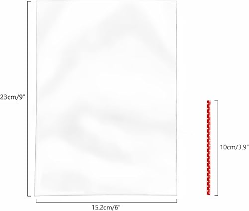 Vista 23 de Newkita Bolsas de golosinas transparentes, bolsas para pasteles y dulces con lazos giratorios de 4 pulgadas, paquete de 100