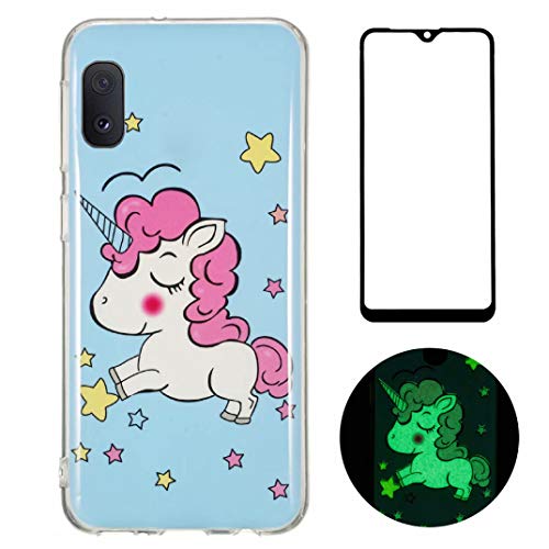YiKaDa - Funda para Samsung Galaxy A10 + Protectore de Pantalla in Cristal Templado, Carcasa...