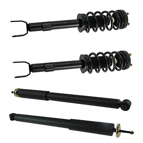 Image of TRQ Front and Rear Complete Strut Assembly & Shock Absorber Kit Complete Strut & Coil Spring Assembly Compatible with 2011-2020 Chrysler 300