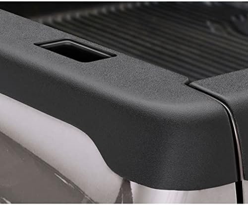 Bushwacker Ultimate BedRail Caps - SmoothBack w/ Stake Holes | 2-Piece Set, Black, Smooth Finish | 58512 | Fits 2002-2008 Dodge Ram 1500; 2003-2009 Ram 2500, 3500 Fleetside w/ 6.5' Bed