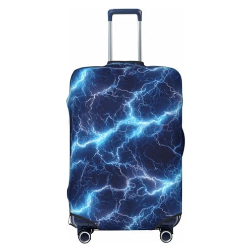 Texture Of Glowing Electric Elastic Travel Luggage Covers Dustproof Scratch-Resistant Suitcase Protector Fit 22-24 Inch