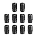 MECCANIXITY Potentiometer Control Knob ABS Guitar Knob for Electric Guitar,Power Amplifiers Stereos,Bass Volume Tone 180 Degrees Rotary Knob 6mm D Type Shaft Black White 10PCS