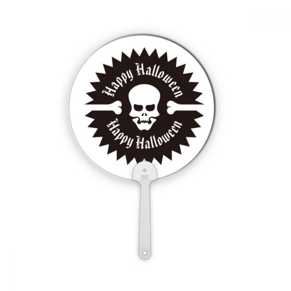 Éventail circulaire Halloween No/No en plastique portable pour décoration