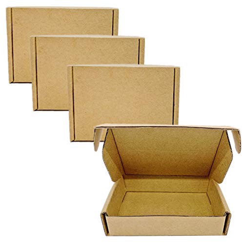 Small Corrugated Boxes Mailers 9×6.29×2 inch Kraft Corrugated Mailing