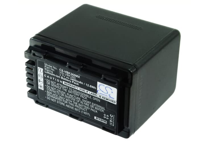 Batterie Rechargeable 3000mAh Pour Caméscope Panasonic | Compatible SDR-H85, HDC-SD60K, SDR-S50… | 3.7V, Li-ion - 3