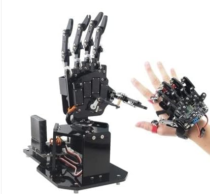 LXSWY Brazo robot biónico programable con palma agarre de mano garra robot somatosensorial manipulador de código abierto kit de juguetes de