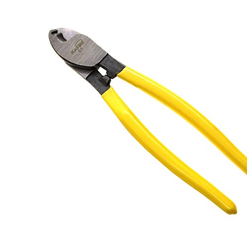 KATSU Pinces Coupe-Câbles Coupe Câbles à Dénuder 150mm (6), Pince Coupante Robuste pour Fils de Cuivre en Aluminium 417311