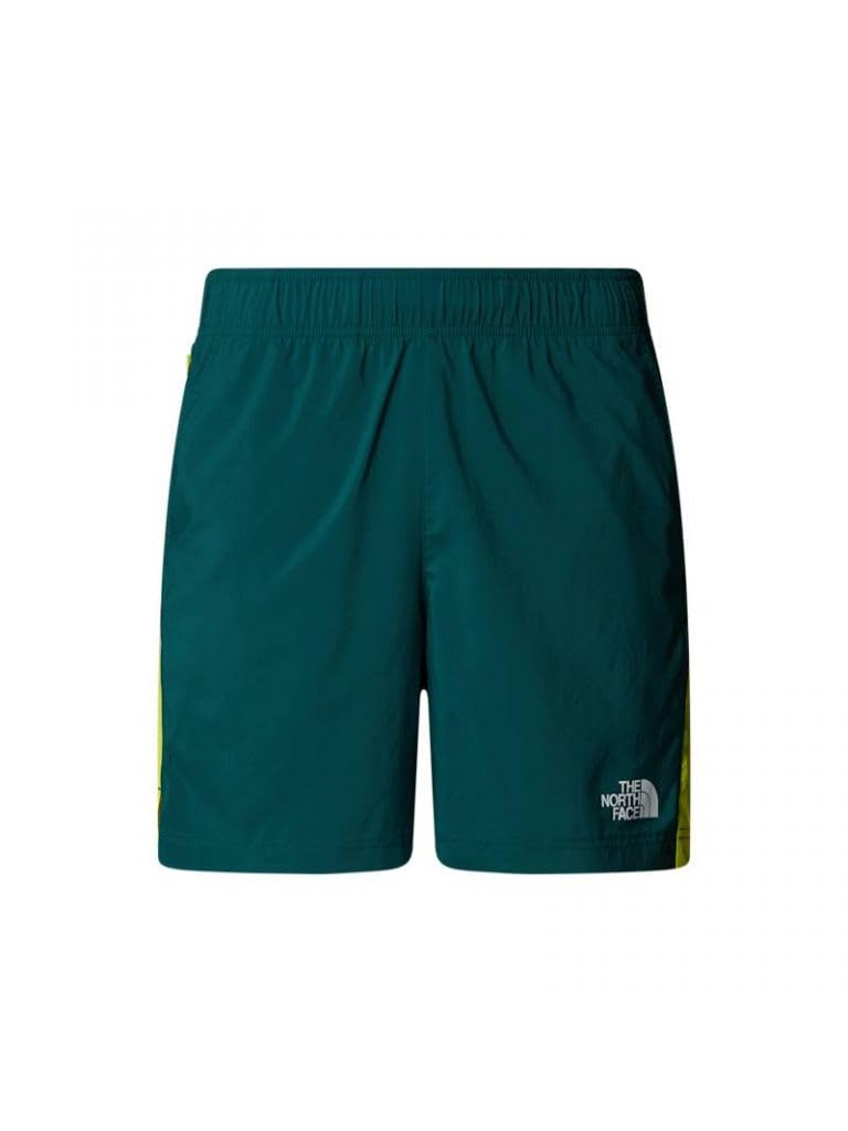 The North Face Men's 24/7 Color Block Reg Shorts, Deep Nori/Sulphur Sprin, XS