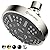 HOPOPRO High Pressure Upgraded 9 Settings High Pressure Shower Head, Fixed Showerhead Adjustable Bathroom Showerhead Multi-functional Rainfall Showerhead for Low Water Flow Brushed Nickel