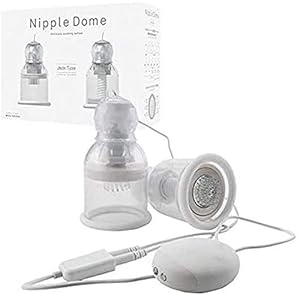 MADAENMJ Tepelstimulatie Sucker Tepel Likken Vibrator 10 Modi Rotatie Borst Masturbatie Borstmassage Seksspeeltjes Voor Vrouwen, Wit