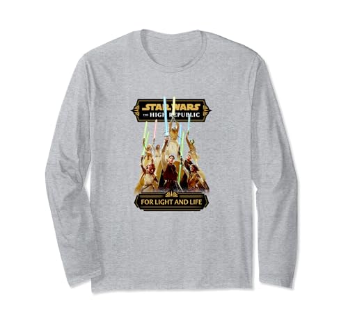 Star Wars High Republic t-shirt imprimé For Light and Life à manches longues
