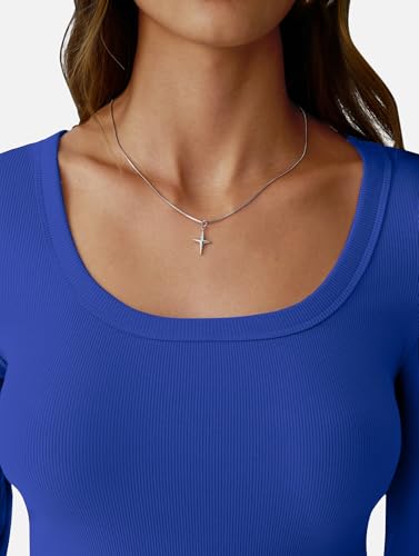 GKBK Women's 3/4-Sleeve Ribbed Scoop-Neck Top - 4.99- 9.59 w/ Code + 40% Off Code L6NCSHZ4 - image 5