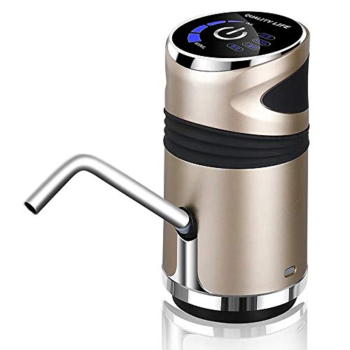 Bottación de Agua Bomba de Agua Botella de Agua de Bomba de la Bomba USB Bomba Eléctrica Automática Portable Dispensador de Agua Eléctrica Portátil para Acampar y Oficina en Casa