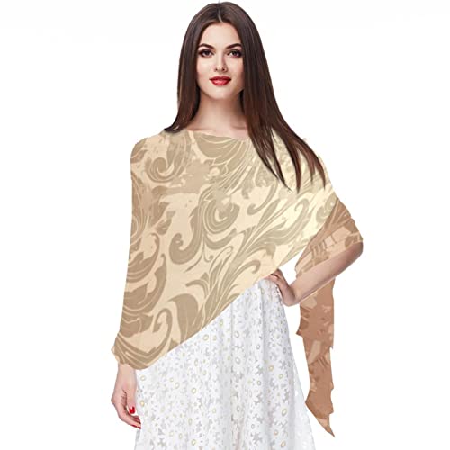 Écharpe d'Halloween citrouille en pashmina multicolore pour femme
