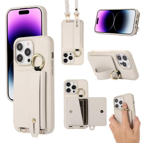 Étui en cuir blanc de qualité supérieure pour iPhone 12 Pro Max