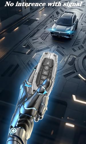 Coque clé Ford argent : protégez votre télécommande 5 boutons