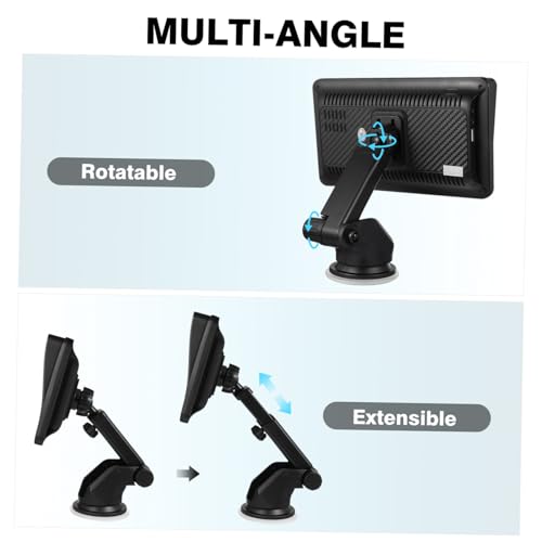 UKCOCO 1 Conjunto Leitor Mp5 Portátil Sem Fio Para Carro De 7 Polegadas (b5300) + Câmera De Ré Com 1