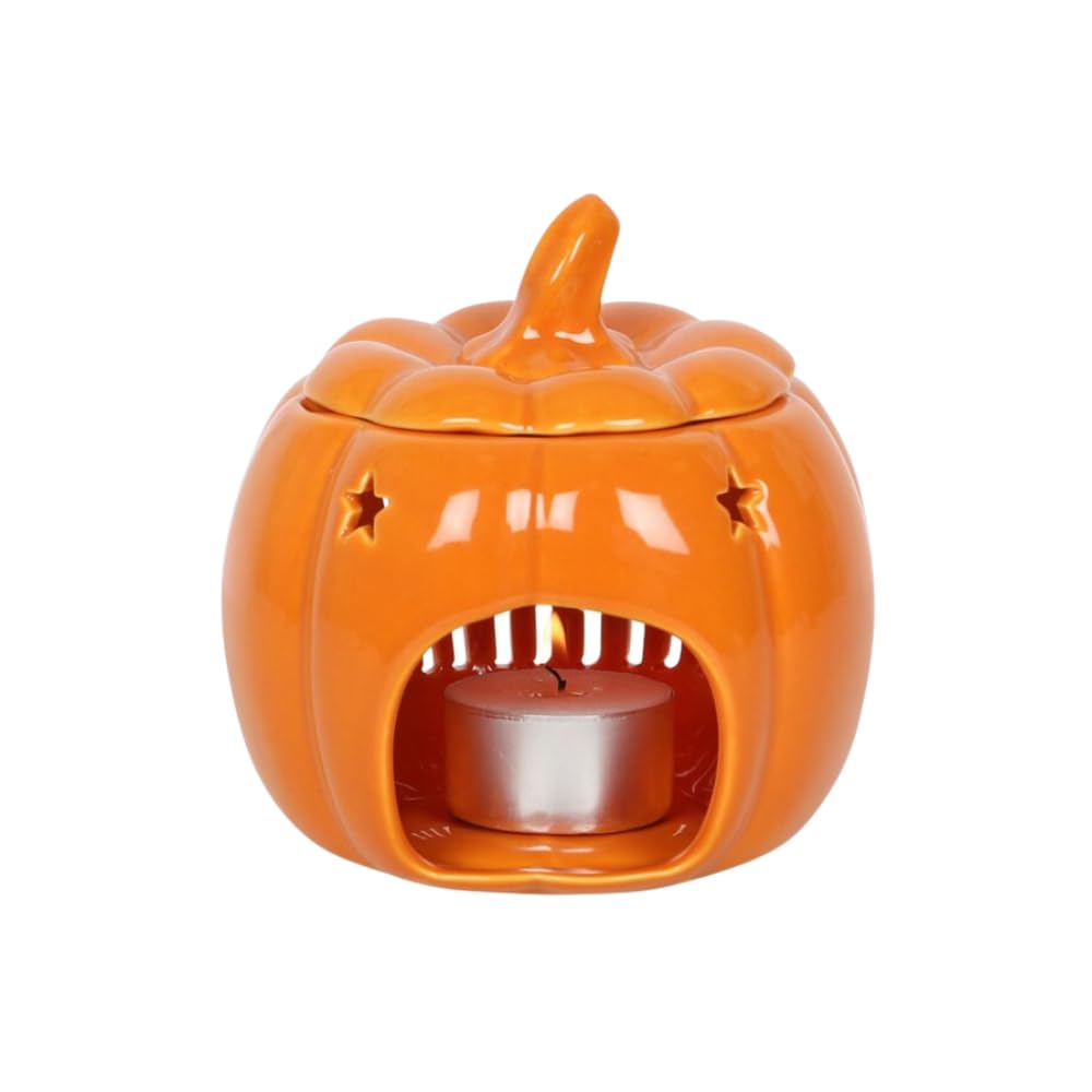 SJ TRADERS Pumpkin Wax Melt Burners, Essential Fragrance Oil And Wax