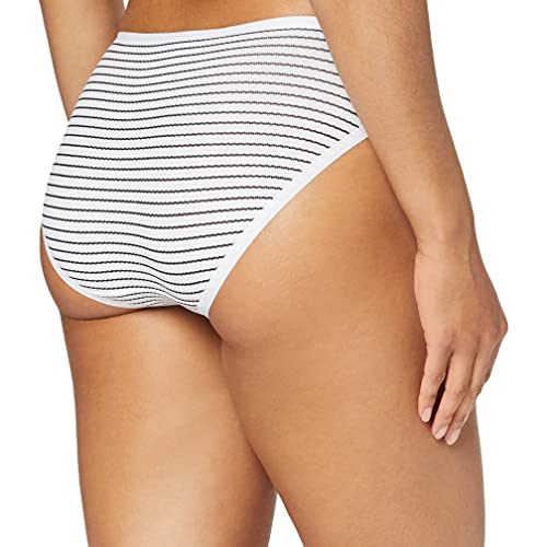 Image of Amazon Essentials Women's Cotton Stretch High-Cut Bikini Panty