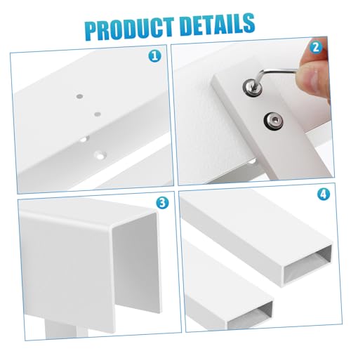 Angoily Cerradura portátil tipo cerrojo para puertas dobles plegables de clóset, fácil instalación, segura para niños y niñas miniatura 3