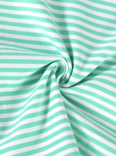 Image of Girls' Summer Shirts Cute Tops Ruffle Sleeve Crew Neck Casual Tees