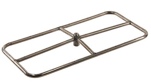 Hearth Products Controls (HPC Rectangle Stainless Steel Fire Pit Burner (FRSR-24X12-NG), 24x12-Inch, Natural Gas