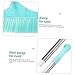 NOLITOY Long Handle Broom Stainless Steel for Home Office Floor Cleaning Tool Cleaning Brush Dust Mop