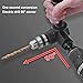 Power Right Angle Drills, Right Angle Drill Attachment Kit Bend Extension Accessory, 90 Degree Professional Cordless Drill Narrow Space Repair Tool Electric Corner Device