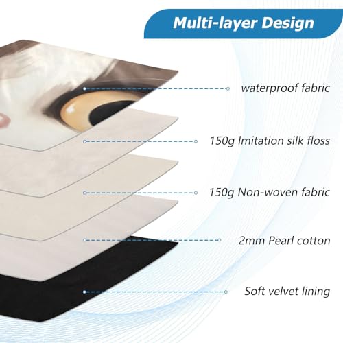 Funda para portátil Big Eyes Cat 13-14 pulgadas miniatura 4