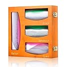 Fudosa Ziplock Bag Storage Organizer and Dispenser for Kitchen Drawer–Food Storage Bag Holders Compatible with Ziploc, Solimo, Glad, Hefty for Gallon, Quart, Sandwich & Snack Variety Size Bags