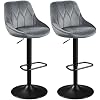 Yaheetech Barhocker 2er Set, Höhenverstellbar Bars Produktbild-Vorschau 6