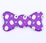 Kamipita (髪ピタ)&TOKIOHEIDI シリーズ ヘアーアクセサリー 髪留め お団子ヘアー 前髪留め (ボウロ リボン (パープル))