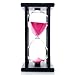 Bellaware 60 Minutes Hourglass, Wood Sand Timer,Pink