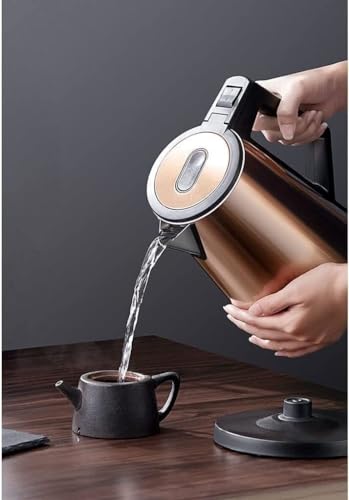 Hervidor eléctrico 1.7L rápido 1830W color café miniatura 5