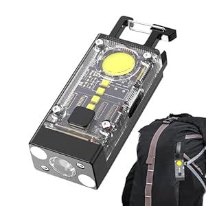 Ahuuen QPKHCI Taschenlampe Schlüsselanhänger LED