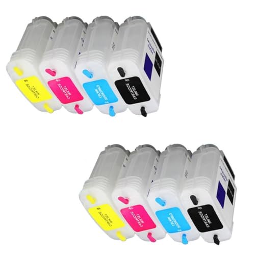 Cartouches d'encre 10 82 rechargeables pour réparer les pannes de traceur Designjet 500 800