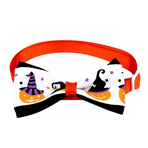 KATURN 12 Piezas por Juego de Lazos para Mascotas de Halloween adecuados para Gatos y Perros